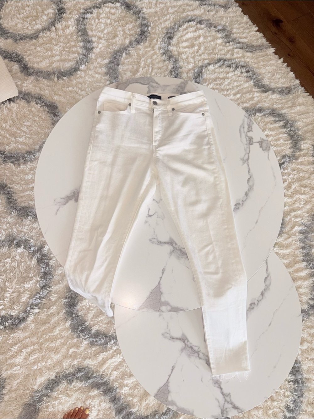 Banana Republic White Skinny Jeans